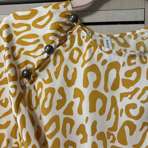 NWOT Rebecca Minkoff Angelina leopard blouse. - Picture 2 of 7